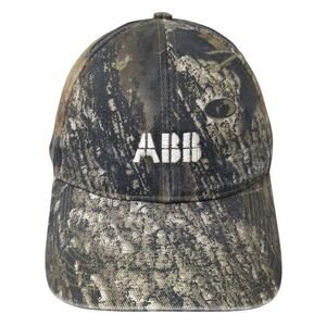 ABB Strapback Baseball Cap Multi One Size Adjustable Embroidered Camo Daystone